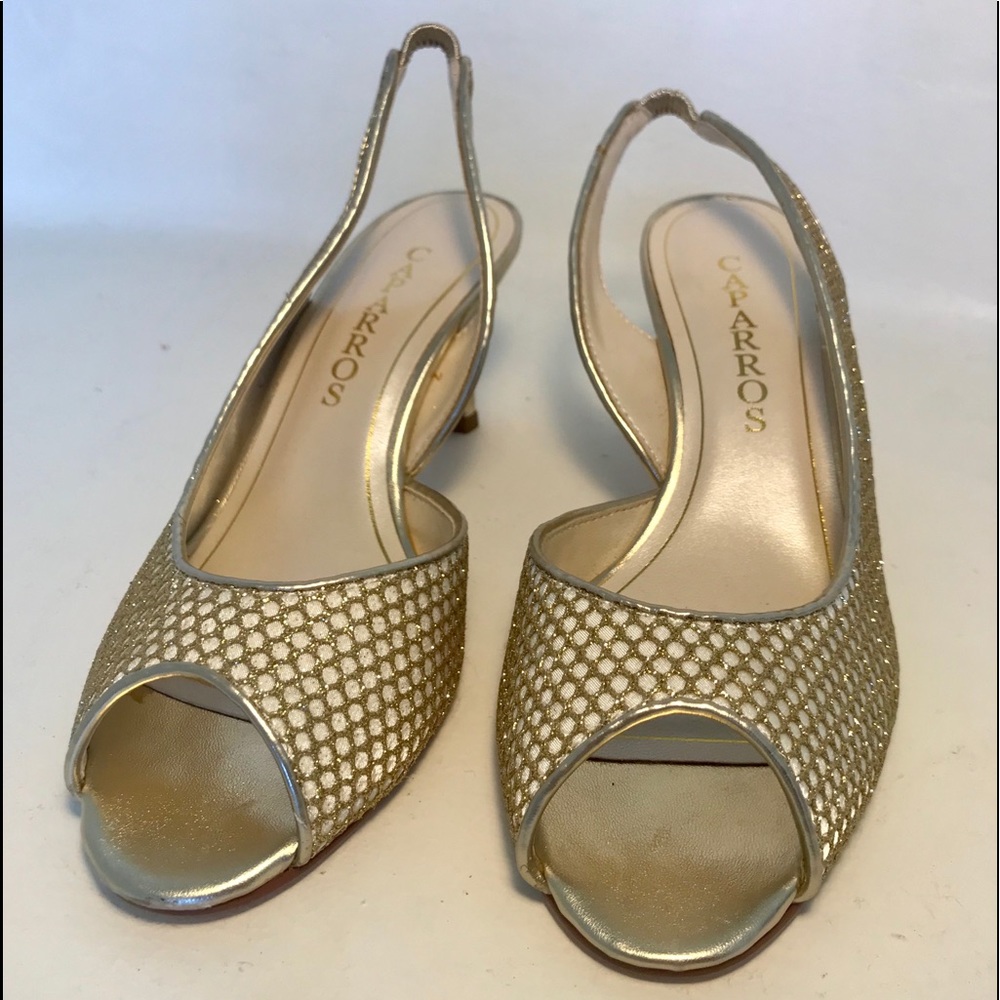 Caparro’s size 7 women’s heels. Real leather sole